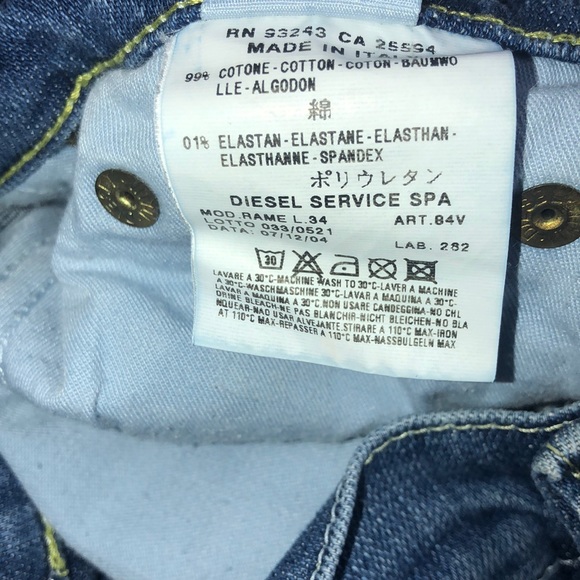 Diesel Industry Denim Jeans - Picture 6 of 12